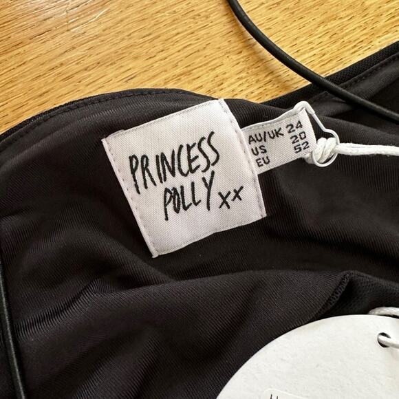 Princess Polly Holloway Wishes Mini Dress Curve in Black - Picture 3 of 6